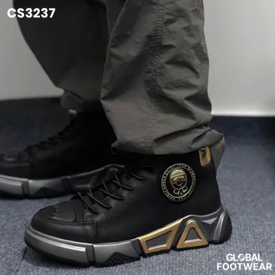 Thick Soles Leather Men's  Casual Trendy Shoes